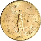 Photo of a 1922 Mexico 50 Pesos Gold from an eBay sale