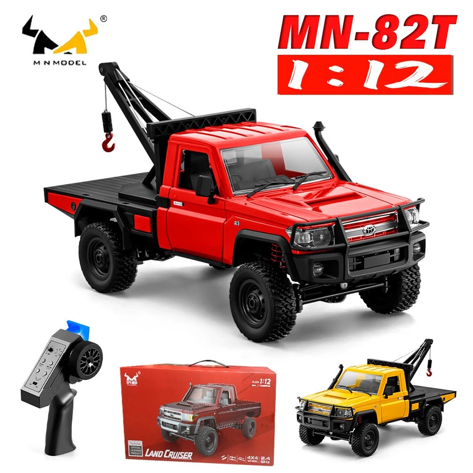 MN MODEL MN82T RC Pickup Auto 1/12 Miniatur Kran Raupenfahrzeug 2,4 GHz 4WD Lkw - Bild 2 von 4
