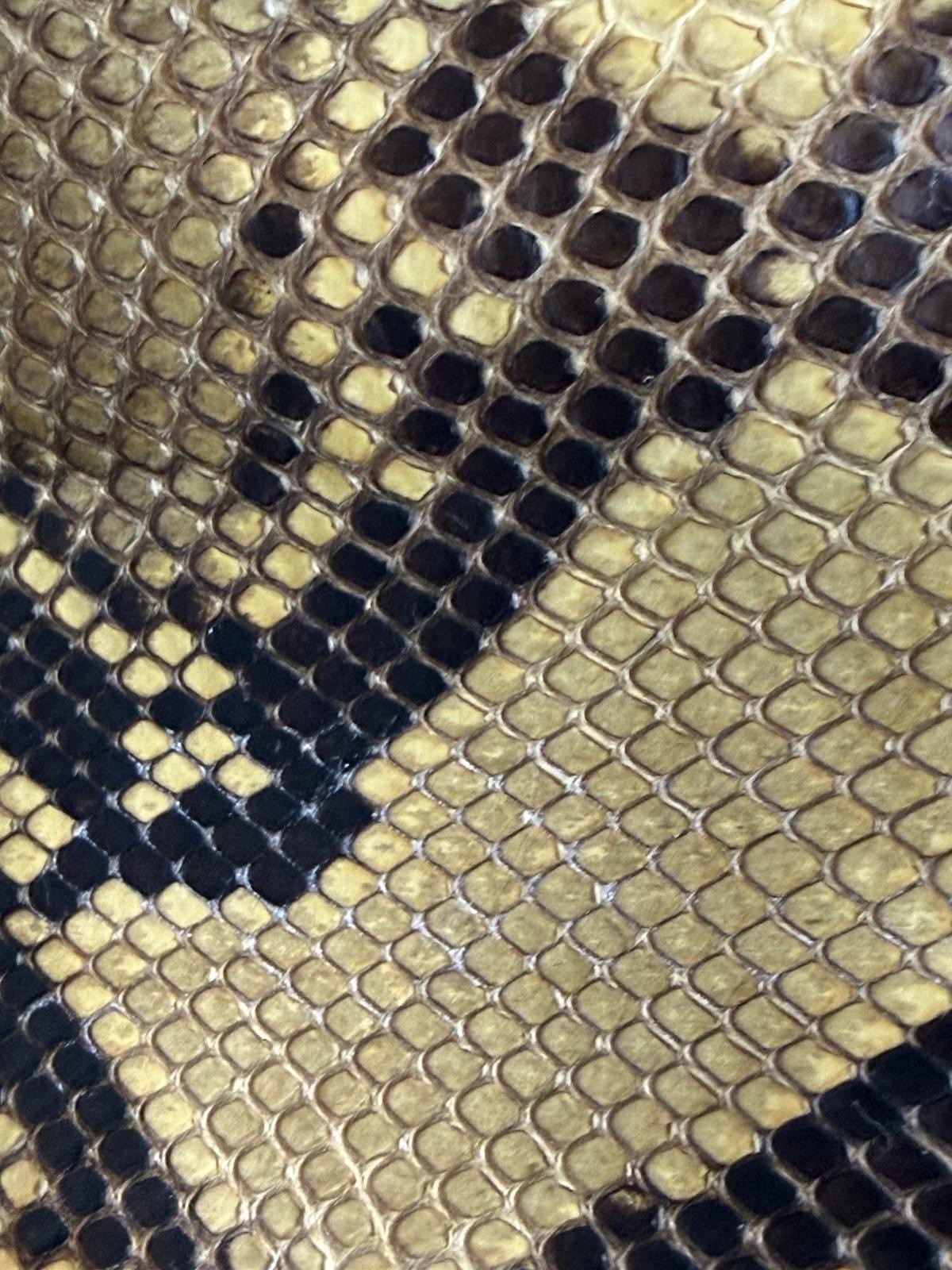 B. Makowsky Genuine Python Snakeskin Leather Larg… - image 10