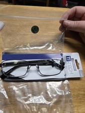 Foster Grant Ti-tech 1.00 Reading Glasses W/ Soft Case