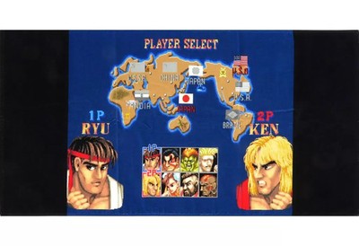 Ichibankuji Towel/Tenugui Character selection screen style design Big size