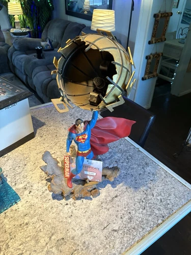 1/6 Superman Statue Enesco Grand Jester Studios DC Comic Limited Edition READ 28