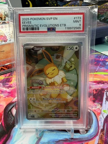 2025 Pokemon SVP Eevee Promo #173 Prismatic PSA 9