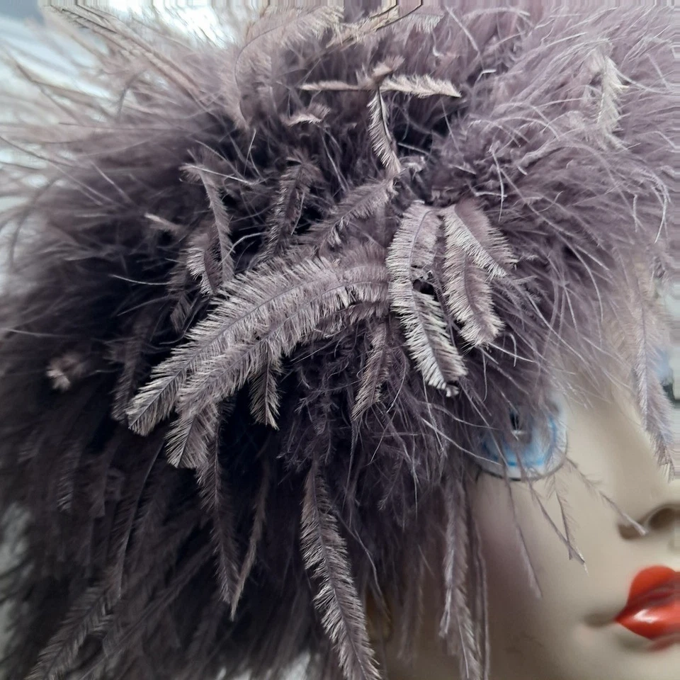 Sombrero de Avestruz Pluma Marzi Neiman Marcus Ocasión Especial Foto 2 de 4