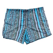 90's Speedo Blue Aztec Swim Shorts