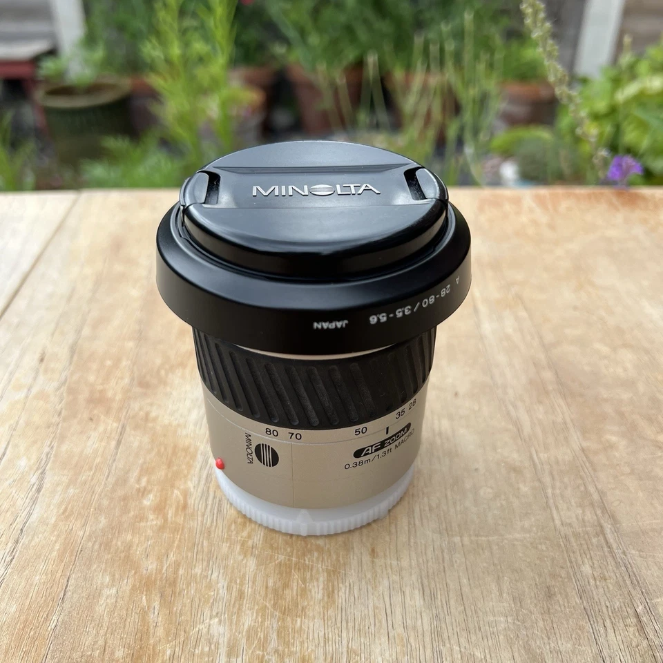 Minolta AF Zoom Lens 28-80mm f3.5-5.6 D Sony A Mount Tested with Cap Hood - Image 4 of 4