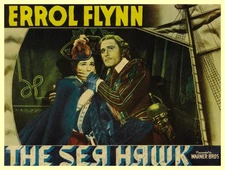 1940 ERROL FLYNN in THE SEA HAWK Mini Lobby Card Photo  (210-Z-Y )