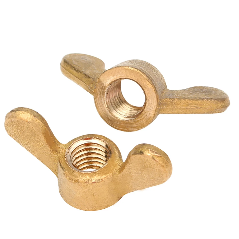 Flügelmuttern Messing DIN 315 Muttern Flügelmutter M3 M4 M5 M6 M8 M10 M12 - Bild 4 von 4