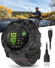 Garmin Instinct 3 50 mm Outdoor Smartwatch AMOLED Black/Charcoal