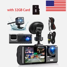 Car Camera Recorder Rechargeable Dash Cam HD 1080P Car Video Recorder G-Sensor