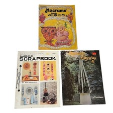 Macrame Magazines 1970s Macrame for Kids Lot of 3 Vintage