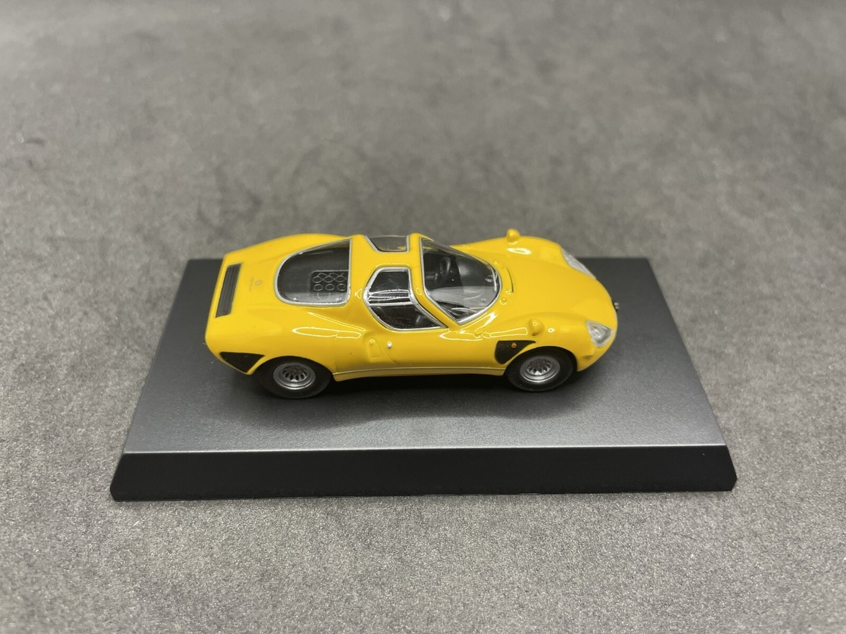 Kyosho 1/64 Alfa Romeo collection2 Tipo 33 Stradale Yellow