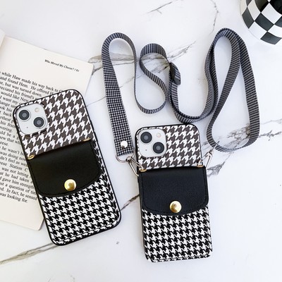 For iPhone Samsung Huawei Crossbody Wallet Case Card Bag Phone Cover Lanyard Hot