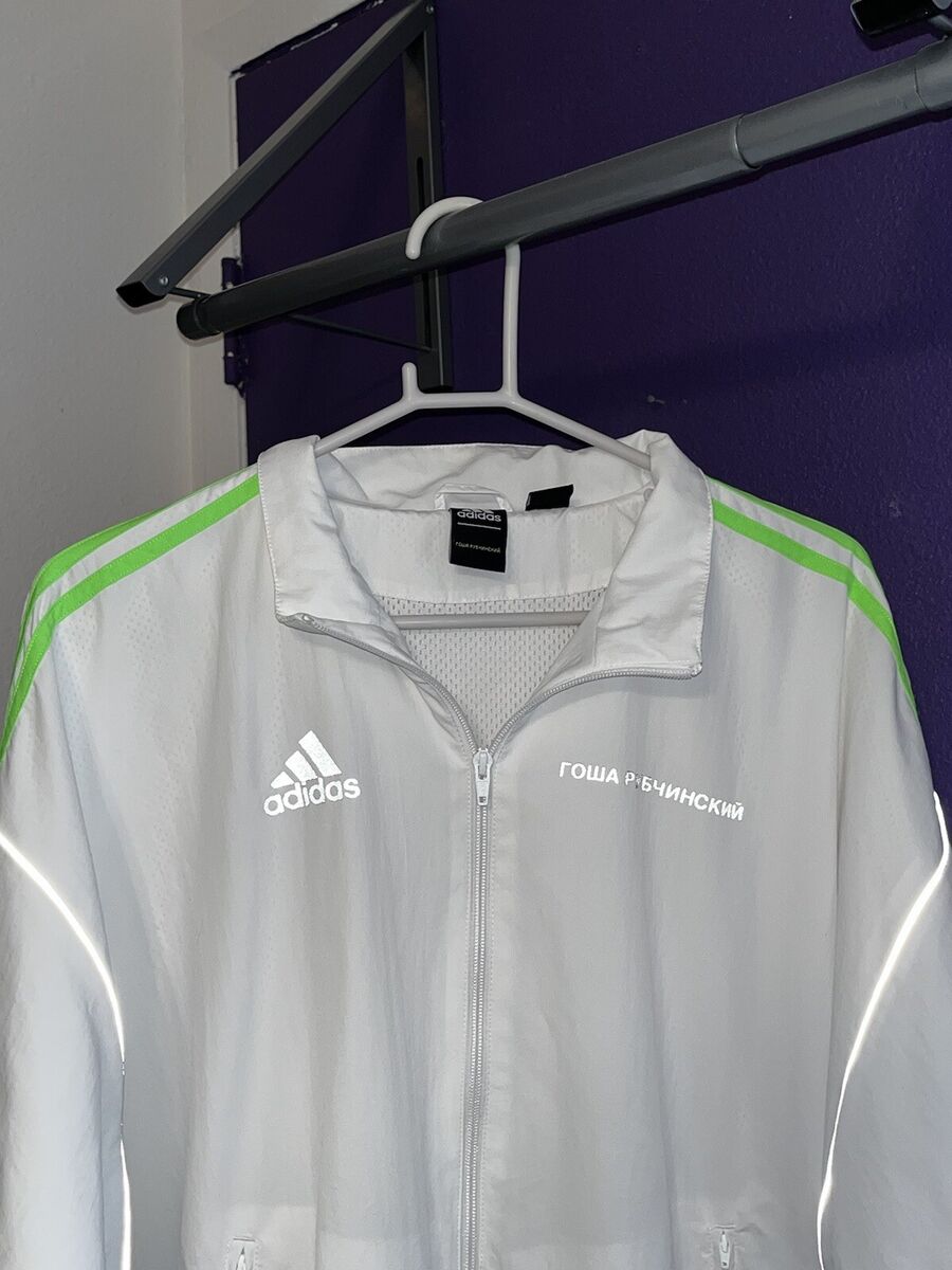 Gosha Rubchinskiy x Adidas White Reflective Track Jacket | eBay Gosha Rubchinskiy x Adidas White Reflective Track Jacket | eBay