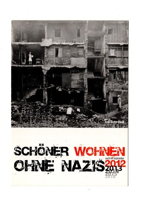 Postcard advertising/beautiful living without Nazis