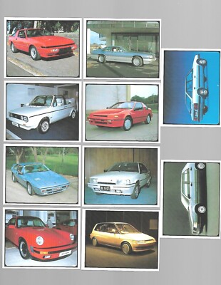 CIGARETTE/TRADE/CARDS. Sanitarium Health Foods. EXOTIC CARS. (1987). (Set of 20)
