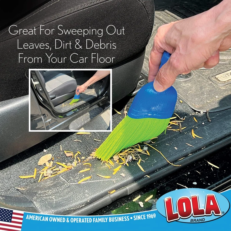 Lola Products Whisk Broom, Hand Brush, Durable Bristles, Whisks Away Dirt & Debr - Image 3 of 4