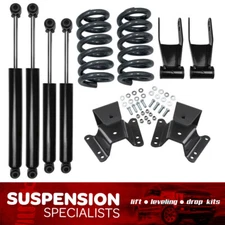 3"/4" Drop Lowering Kit For 1973-1987 Chevy C10 2WD w/ Coil Springs and Shocks