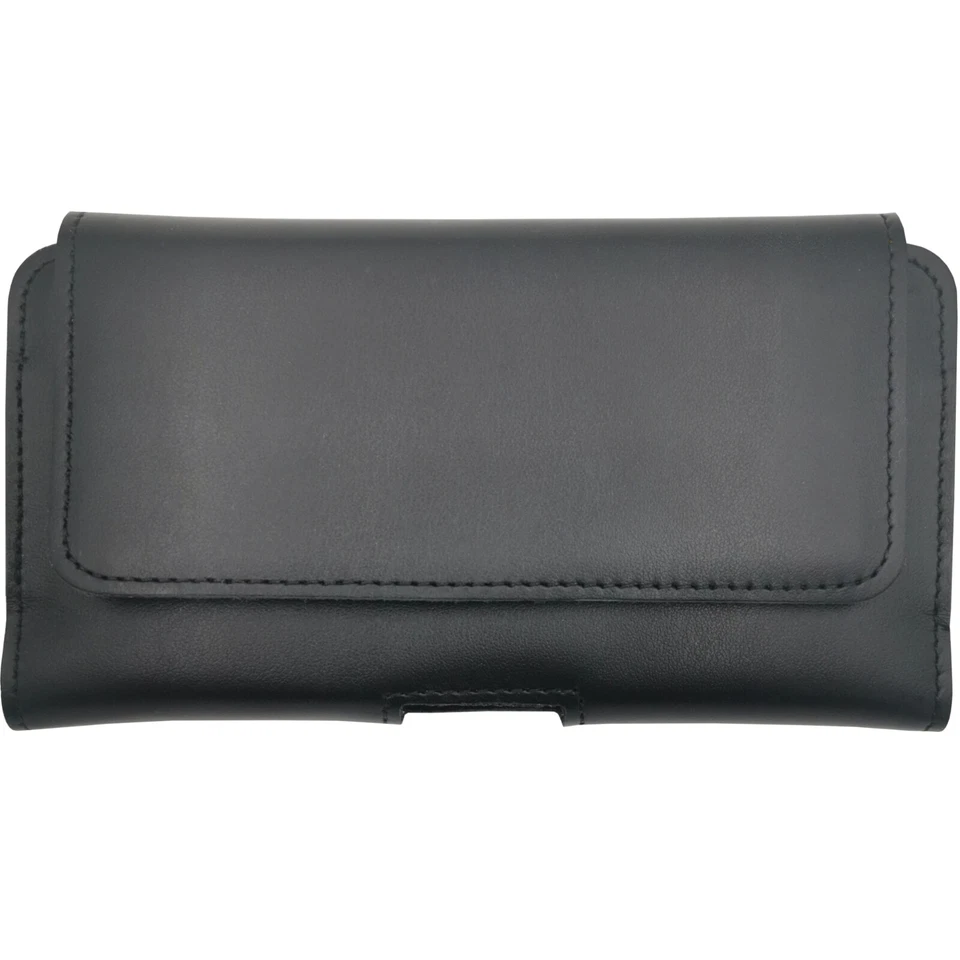 ECHT LEDER Gürtel Tasche für Samsung Galaxy A52s 5G Hülle Seiten Case 1A SCHWARZ - Bild 3 von 4