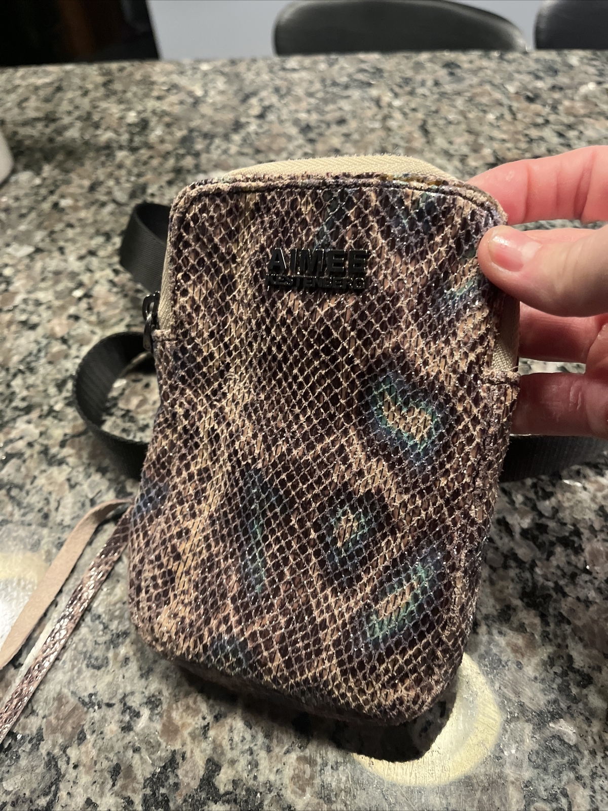 Aimee Kestenberg Metallic Python Leather All in O… - image 2