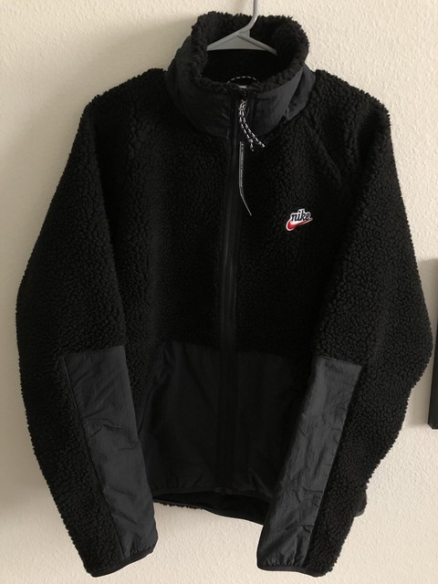 nike men's 1 2 zip anorak club fleece sherpa jacket