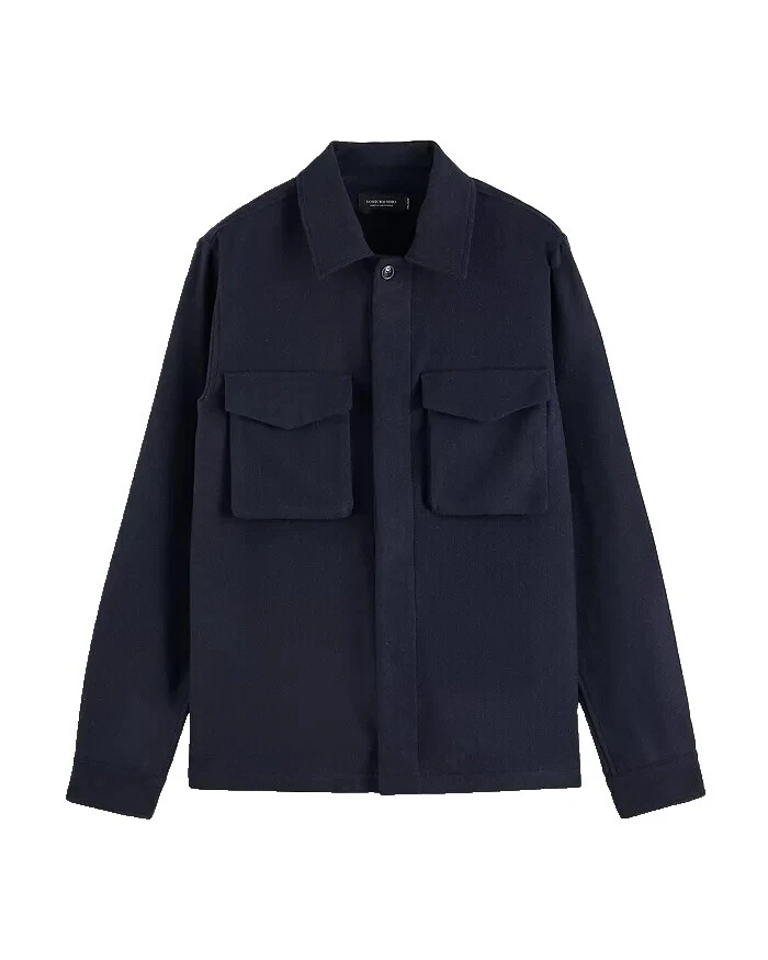 Sólido Scotch & Soda abrigos, chaquetas y chalecos para hombres