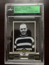 2014-15 ITG Ultimate KING CLANCY Base Leaf Rare Card Gold 36/50
