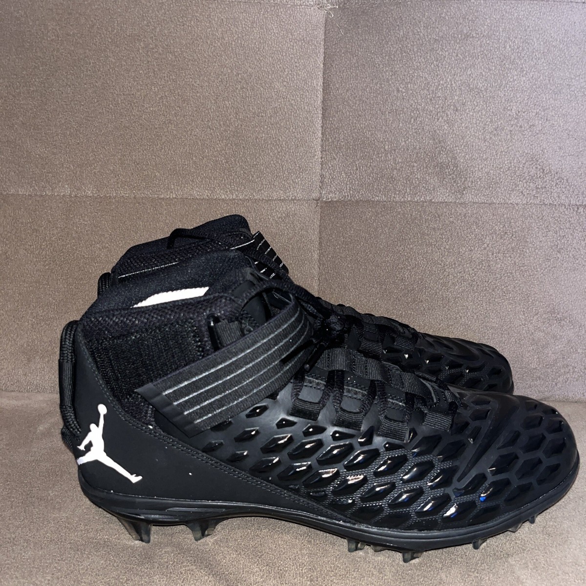 Nike Air Jordan Force Savage Pro 2 Football Cleats Black/White Mens CV1663-003 Nike Air Jordan Force Savage Pro 2 Football Cleats Black  main image 2