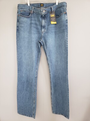 NEW Men's Lee Bootcut Regular-Fit Medium  Blue Jeans 42x30