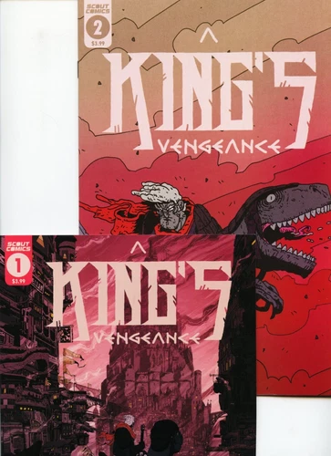 A King's Vengeance #1-2 Scout Lot of 2 Comics Peter Ricq XXVI