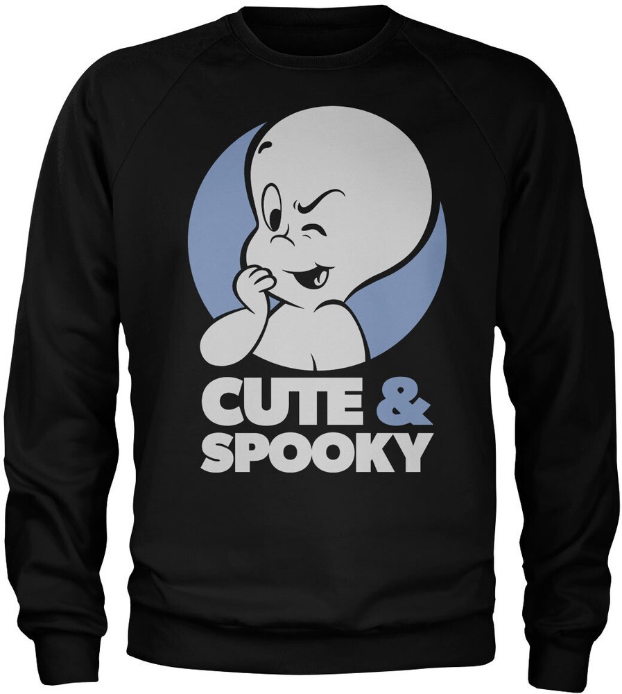 Милый и жуткий свитшот Casper The Friendly Ghost Черный