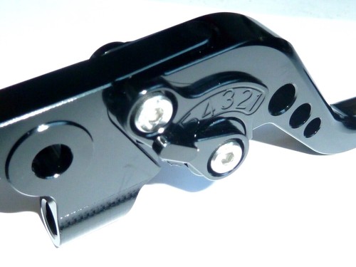 YAMAHA MT-10 SP 2016-2021 SHORT BLACK BRAKE AND CLUTCH LEVERS SET ROAD TRACK - Picture 4 of 8