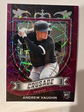 ANDREW VAUGHN 2021 Chronicles Crusade Purple Velocity Prizm #15 RC Rookie