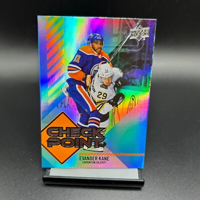 2024-25 Upper Deck Series 1 Check Point #7 Evander Kane Edmonton Oilers