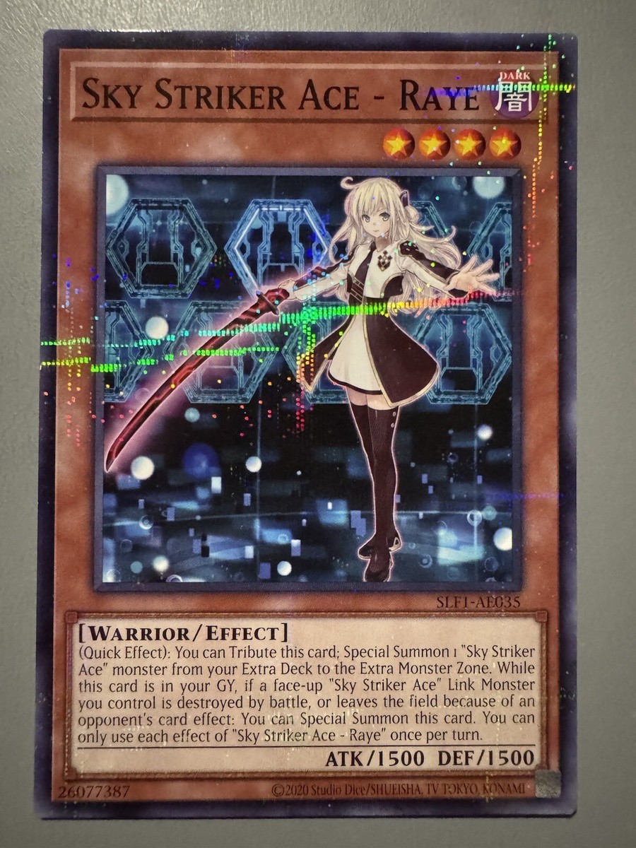 YUGIOH SKY STRIKER ACE - RAYE ASIA ENGLISH SLF1-AE035 PARALLEL RARE | eBay YUGIOH SKY STRIKER ACE - RAYE ASIA ENGLISH SLF1-AE035 PARALLEL RARE | eBay