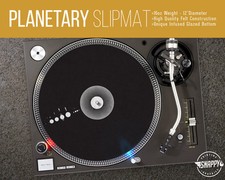 Minimalist Solar System Turntable Slipmat - 12" LP Record Player DJ Pad