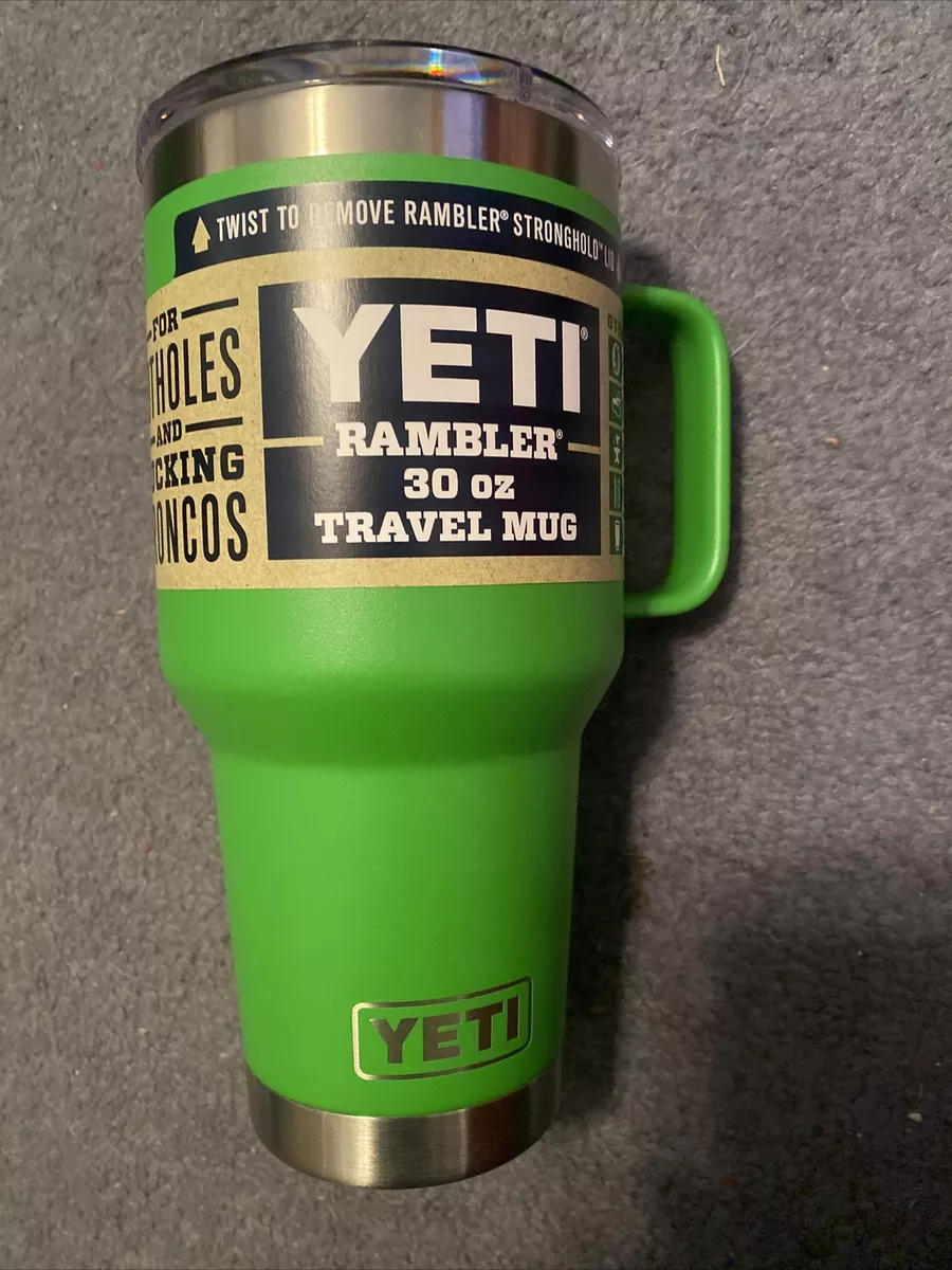 Yeti Canopy Green 30 oz rambler with handle brand new! New Spring Color For  2023