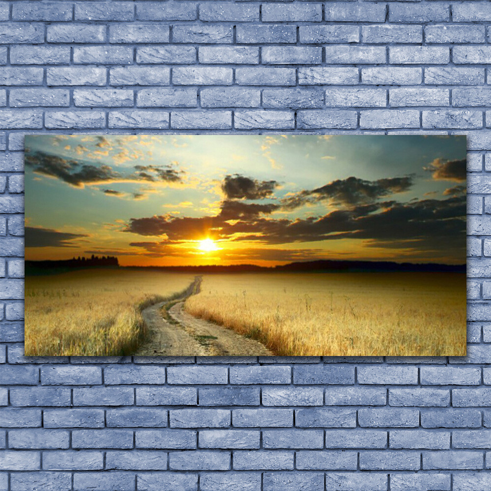 Tableau sur verre paysage pour agrandir une piece sombre et etroite