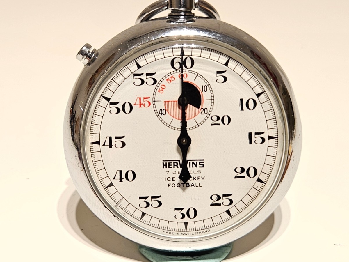 HERWINSストップウォッチ VINTAGE RARE WORKS SWISS STOP WATCH CHRONOMETER 