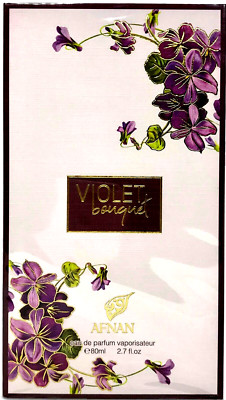 AFNAN VIOLET BOUQUET EAU DE PARFUM SPRAY FOR WOMEN Oz 80 ml