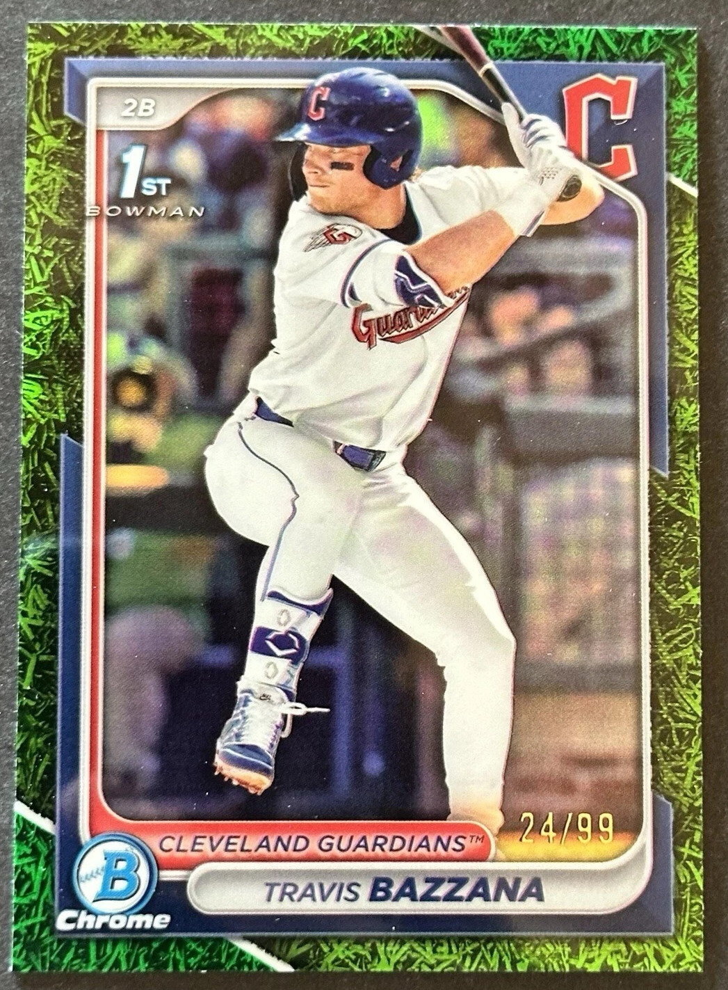 2024 Bowman Draft - Chrome Travis Bazzana #BDC-1 Green Refractor /99 (RC)