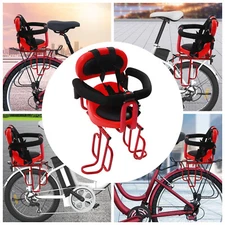 Kids Bicycle Rear Baby Seat Bike for Child Carrier Rack Mounted with Handrail