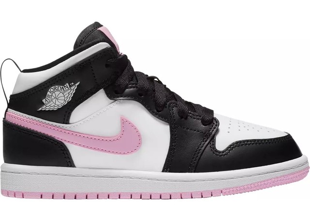 Nike Air Jordan 1 Mid White Light Arctic Pink GS PS 3y 640737-103 for sale online | eBay