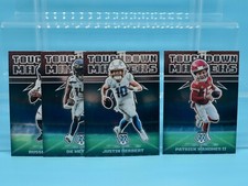 2022 Panini Mosaic 'Touchdown Masters' Lot of (4) - MAHOMES, HERBERT