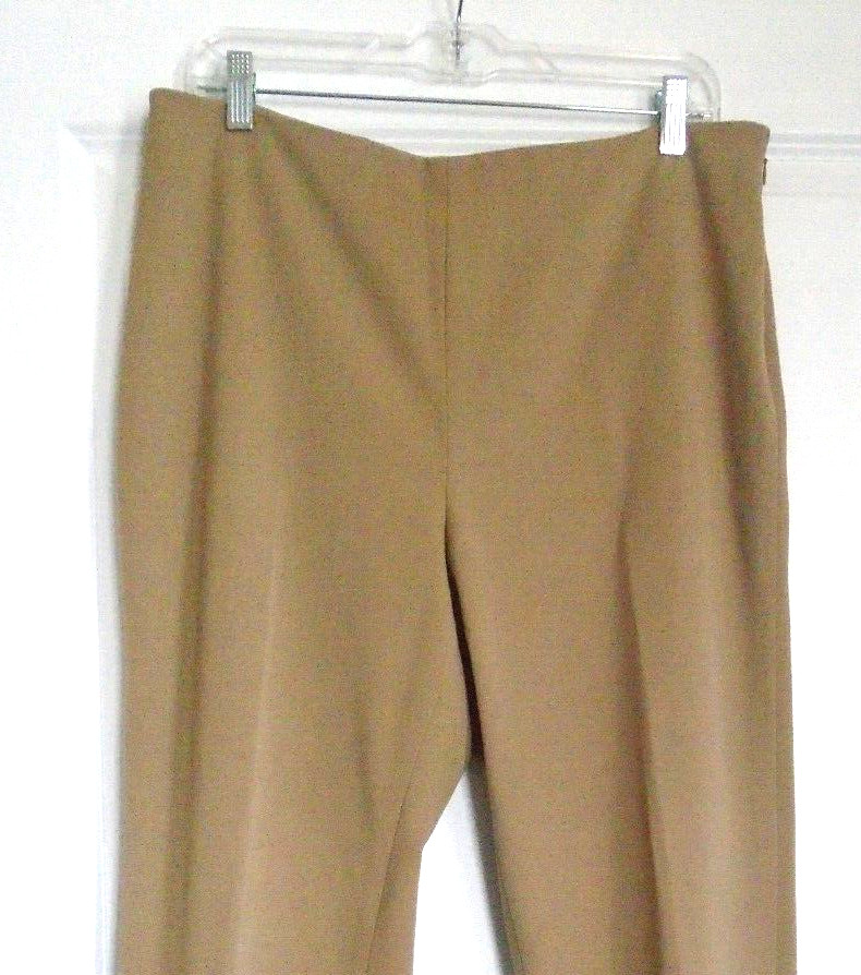 Talbots Light Brown Polyester Rayon Blend Long Pa… - image 5