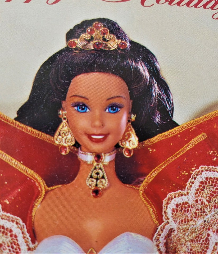 1997-10th-anniversary-holiday-barbie-rare-mistake-error-on-box-nib