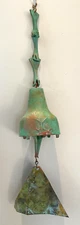 NEW in BOX! Vintage Paolo Soleri Arcosanti Bronze Bell 24 in Cosanti Wind Chime