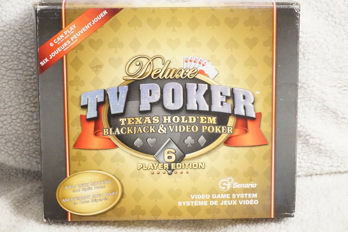 Deluxe TV Poker: Texas Hold 'em Blackjack & Video Poker (6 Player