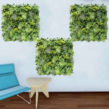 40"x40" Artificial Faux 3D Mixed Leaf Privacy Fence Screen Decor Panel Hedge #8