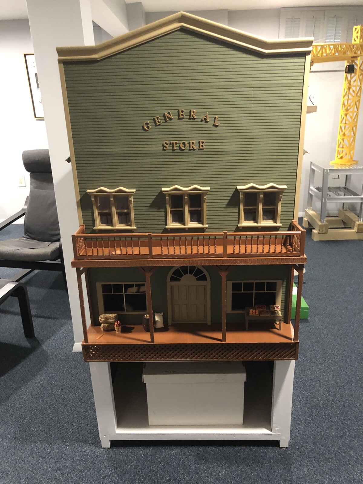Dollhouse Victorian Fully Furnished Custombuilt Mint Condition